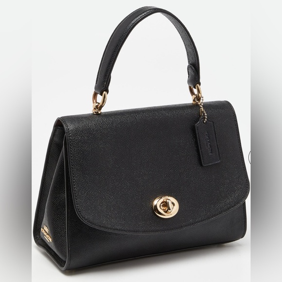 Coach leather Black Crossbody Bag